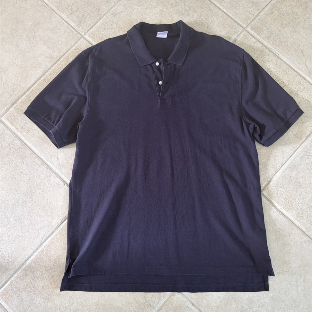 Brooks Brothers Men's XL Original Fit Performance Polo 100% Cotton Black